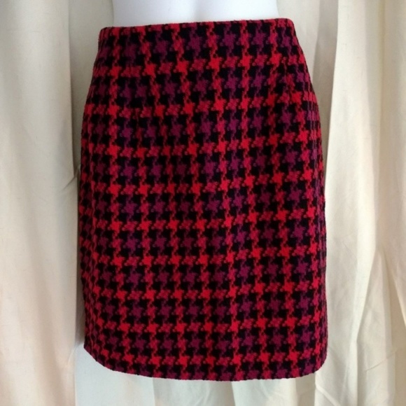 Vintage Herringbone Pencil Skirt size 8 - Picture 1 of 3